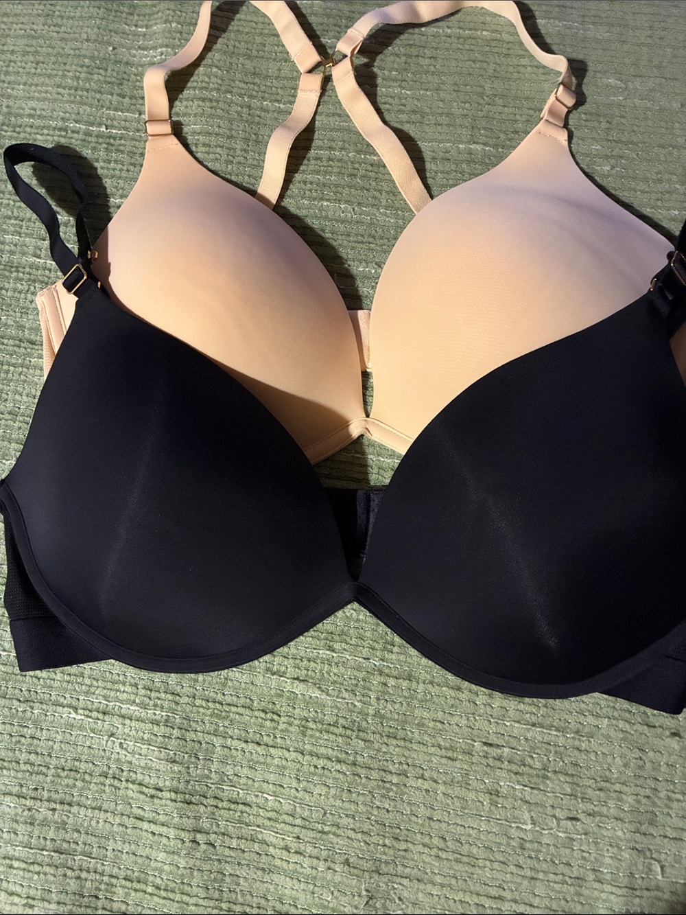 Lively Two-Pack T-Shirt Bras in Black and Nude